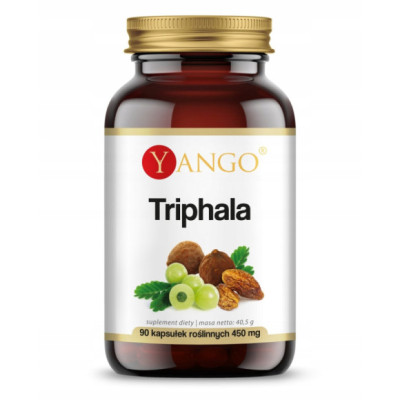TRIPHALA EKSTRAKT wsparcie: UKŁ. POKARMOWY TRAWIENIE WZDĘCIA 90kaps YANGO