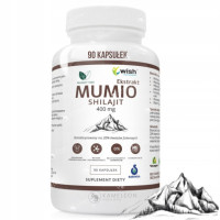 WISH MUMIO Himalajskie SHILAJIT 400mg 90kaps wsparcie WZNOCNIENIE ODPORNOŚĆ