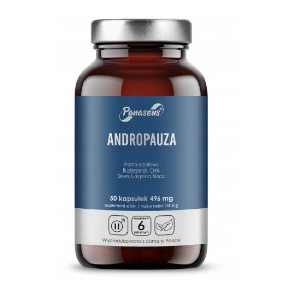 Yango ANDROPAUZA 50kps PANASEUS wsparcie ZDROWA PROSTATA dobre SAMOPOCZUCIE