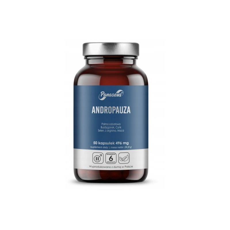 Yango ANDROPAUZA 50kps PANASEUS wsparcie ZDROWA PROSTATA dobre SAMOPOCZUCIE
