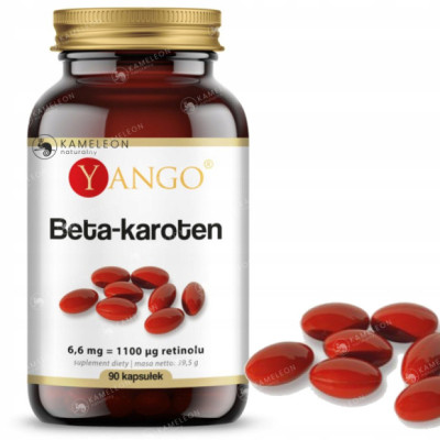 Yango BETA KAROTEN BETA-KAROTEN wsparcie: ODPORNOŚĆ SKÓRA WZROK 90kaps
