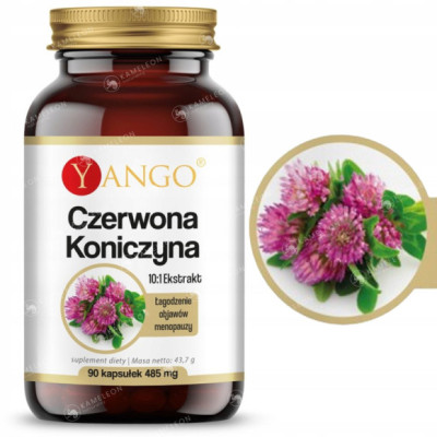 Yango CZERWONA KONICZYNA wsparcie: MENOPAUZA UKŁAD KRĄŻENIA CIŚNIENIE 90kps