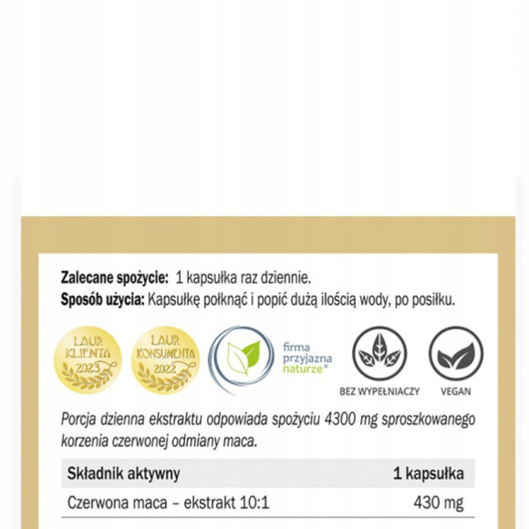 Yango CZERWONA MACA wsparcie na: ENERGIA PAMIĘĆ SPRAWNOŚĆ fizyczna 90kaps. Yango CZERWONA MACA wsparcie na: ENERGIA PAMIĘĆ SPRAWNOŚĆ fizyczna 90kaps.
