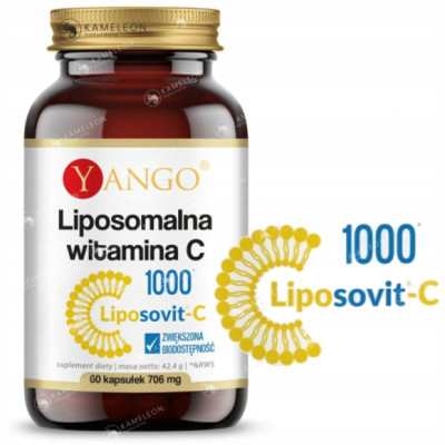 Yango LIPOSOMALNA WITAMINA C wysokoprzyswajalna 60kps wsparcie: ODPORNOŚĆ