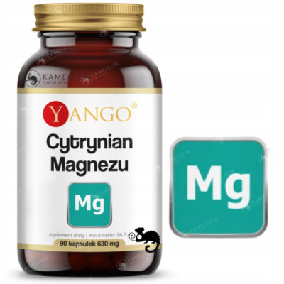 Yango MAGNEZ CYTRYNIAN 630mg MAGNEZU 90kps