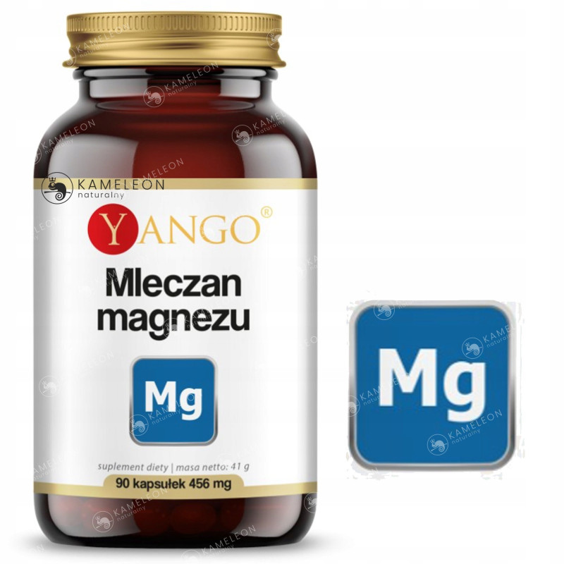 Yango MAGNEZ MLECZAN MAGNEZU 456mg 90 kapsułek