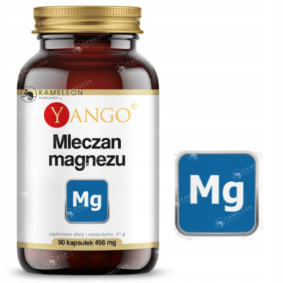 Yango MAGNEZ MLECZAN MAGNEZU 456mg 90 kapsułek