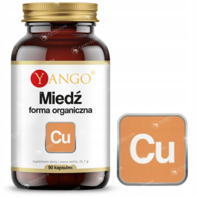 Yango MIEDŹ FORMA ORGANICZNA 90 kapsułek