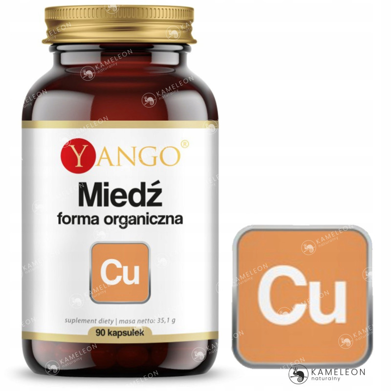 Yango MIEDŹ FORMA ORGANICZNA 90 kapsułek