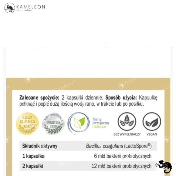 Yango PROBIOTYK BC-12 Bakterie Bacillus Coagulans 30ks wsparcie: MIKROFLORA Yango PROBIOTYK BC-12 Bakterie Bacillus Coagulans 30ks wsparcie: MIKROFLORA