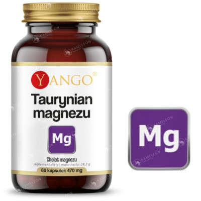 Yango TAURYNIAN MAGNEZU CHELAT magnez Mg 60kaps