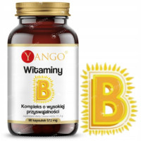 Yango WITAMINY B KOMPLEKS WITAMIN Z GRUPY B wysoka przyswajalność 90kaps