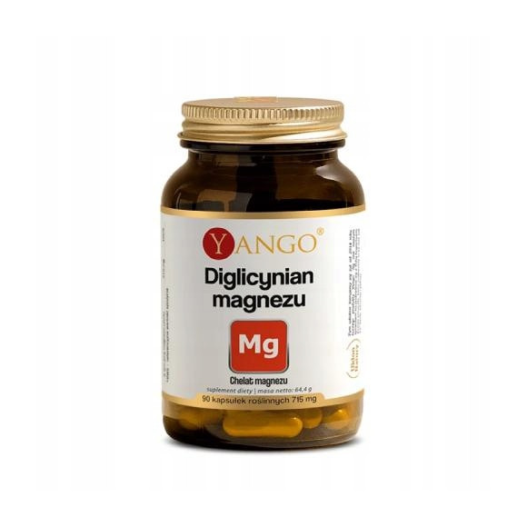 MAGNEZ DIGLYCYNIAN MAGNEZU chelat forma organiczna przyswajalny 90kap YANGO