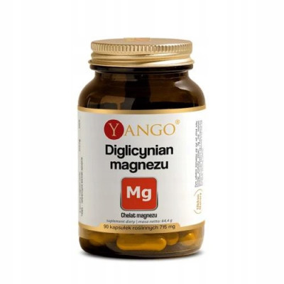 MAGNEZ DIGLYCYNIAN MAGNEZU chelat forma organiczna przyswajalny 90kap YANGO