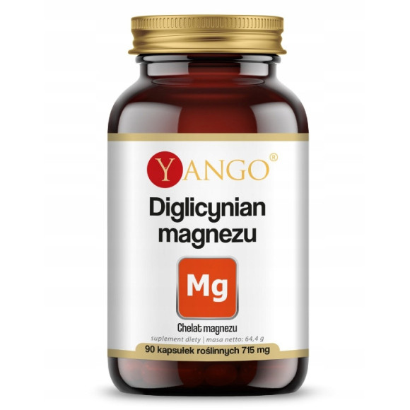 MAGNEZ DIGLYCYNIAN MAGNEZU chelat forma organiczna przyswajalny 90kap YANGO