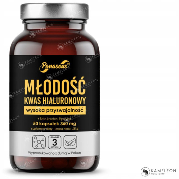 Yango KWAS HIALURONOWY MŁODOŚĆ 360mg wsparcie ZDROWE STAWY KOŚCI SKÓRA 50k Yango KWAS HIALURONOWY MŁODOŚĆ 360mg wsparcie ZDROWE STAWY KOŚCI SKÓRA 50k