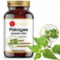 Yango POKRZYWA LIŚCIE ekstrakt 500mg 90kaps WITAMINY + MINERAŁY