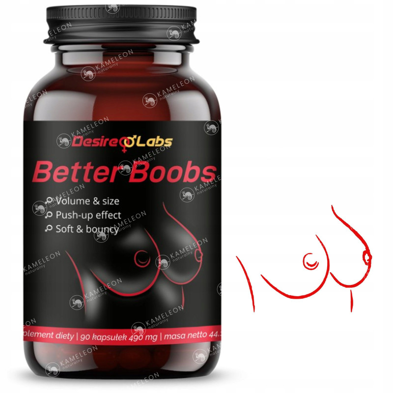 Yango BETTER BOOBS fitoestrogeny wsparcie: JĘDRNE PIERSI PUSH-UP EFFECT 90k