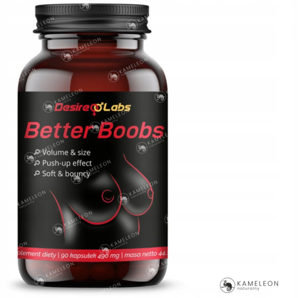 Yango BETTER BOOBS fitoestrogeny wsparcie: JĘDRNE PIERSI PUSH-UP EFFECT 90k