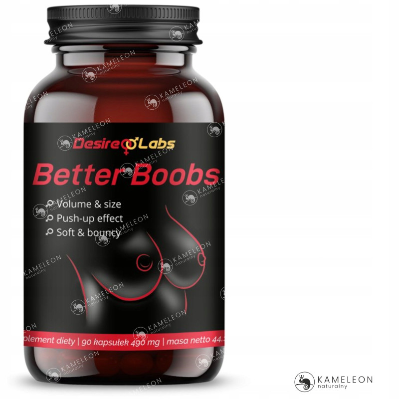 Yango BETTER BOOBS fitoestrogeny wsparcie: JĘDRNE PIERSI PUSH-UP EFFECT 90k