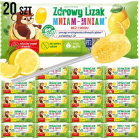 LIZAK CYTRYNOWY cytryna WITAMINA C D eko BEZ CUKRU 20 szt. MINAM Starpharma