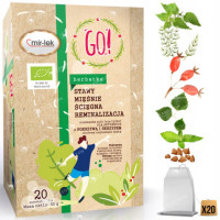 MIR-LEK herbatka eko GO! STAWY MIĘŚNIE ŚCIĘGNA REMINALIZACJA 20sasz 50G