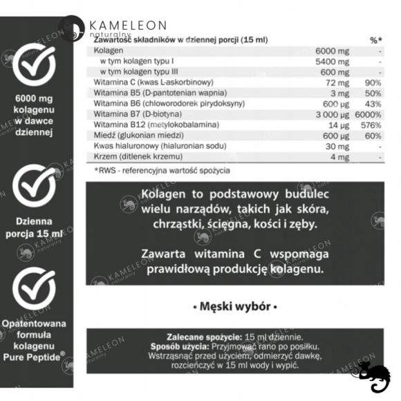 Yango KOLAGEN DLA MĘŻCZYZN 500ml W PŁYNIE wsparcie: STAWY MIĘŚNIE KOŚCI Yango KOLAGEN DLA MĘŻCZYZN 500ml W PŁYNIE wsparcie: STAWY MIĘŚNIE KOŚCI