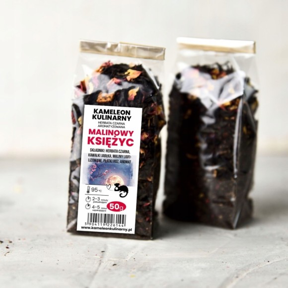 KAMELEON KULINARNY HERBATA CZARNA aromatyzowana MALINOWY