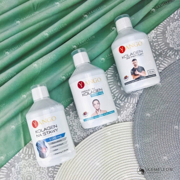 Yango KOLAGEN NA STAWY 5000mg + Glukozamina MSM 500ml Regeneracja stawów Yango KOLAGEN NA STAWY 5000mg + Glukozamina MSM 500ml Regeneracja stawów