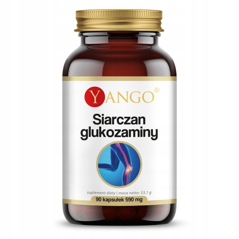 Yango SIARCZAN GLUKOZAMINY 590mg 90 kaps wsparcie STAWY SPRAWNOŚĆ RUCHOWA