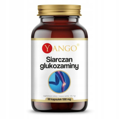 Yango SIARCZAN GLUKOZAMINY 590mg 90 kaps wsparcie STAWY SPRAWNOŚĆ RUCHOWA