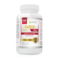 KOENZYM Q10 CoQ10 100mg FORTE 120k Wish wsparcie KRĄŻENIE PRZECIW STARZENIU