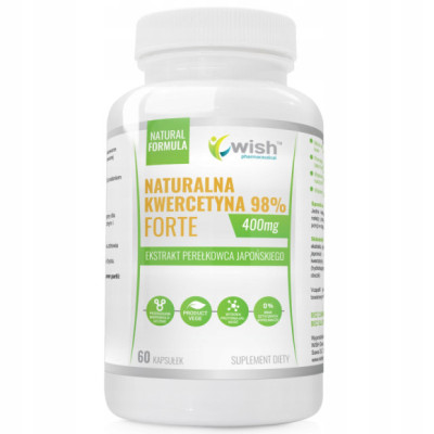 KWERCETYNA FORTE 400mg PERŁOWIEC JAPOŃSK 60k wsparcie CIŚNIENIE CHOLESTEROL