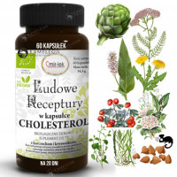 MIR-LEK LUDOWE RECEPTURY W KAPSUŁCE CHOLESTEROL Karczoch Mniszek 60kaps