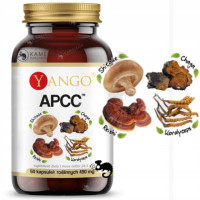 Yango APCC grzyby funkcjonalne REISHI SHITAKE CHAGA KORDYCEPS 50 kapsułek