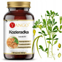 Yango KOZIERADKA 480mg wsparcie: TRAWIENIE CHOLESTEROL CUKRZYCA 90 kaps
