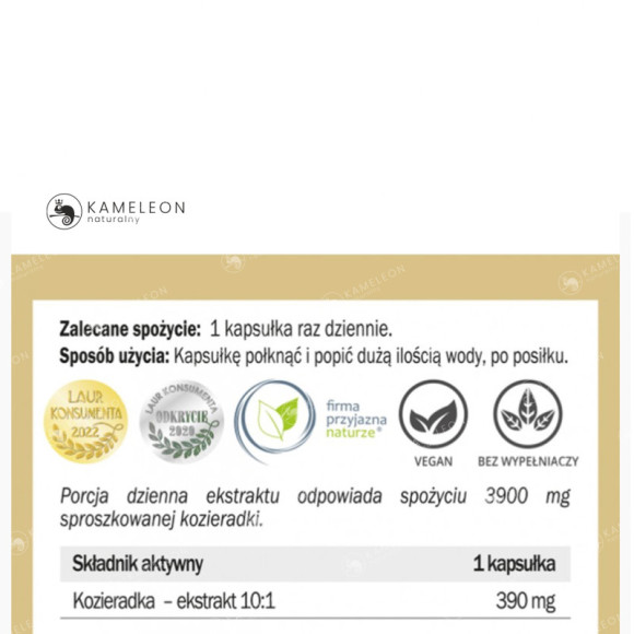 Yango KOZIERADKA 480mg wsparcie: TRAWIENIE CHOLESTEROL CUKRZYCA 90 kaps Yango KOZIERADKA 480mg wsparcie: TRAWIENIE CHOLESTEROL CUKRZYCA 90 kaps