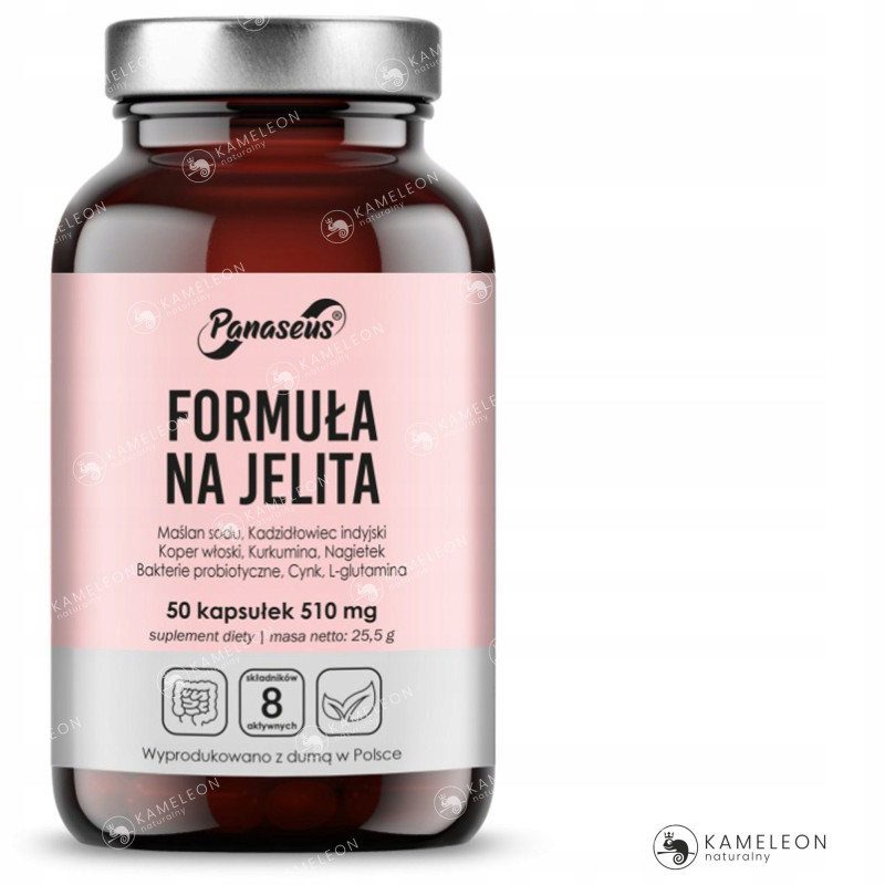 Yango FORMUŁA NA JELITA Maślan Sodu Kurkumina Bakterie Probiotyczne 50kaps