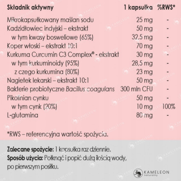 Yango FORMUŁA NA JELITA Maślan Sodu Kurkumina Bakterie Probiotyczne 50kaps Yango FORMUŁA NA JELITA Maślan Sodu Kurkumina Bakterie Probiotyczne 50kaps