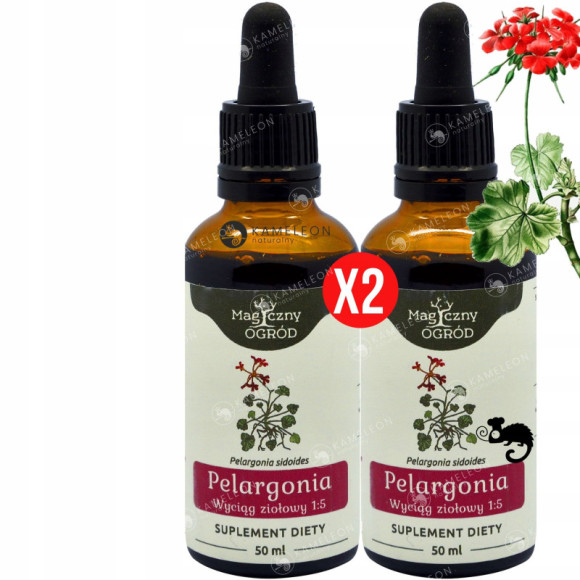 2x PELARGONIA AFRYKAŃSKA WYCIĄG 50ml 2x PELARGONIA AFRYKAŃSKA WYCIĄG 50ml