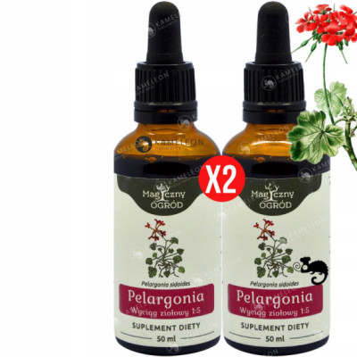 2x PELARGONIA AFRYKAŃSKA WYCIĄG 50ml