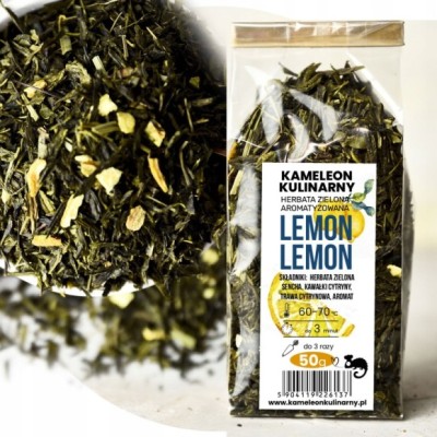 KAMELEON KULINARNY HERBATA ZIELONA aromatyzowana LEMON