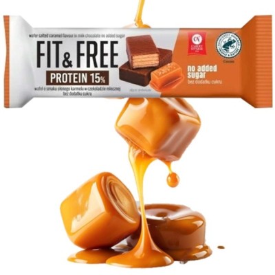 Cukry Nyskie FIT & FREE WAFELEK PROTEINOWY smak SŁONY