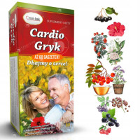 MIR-LEK CARDIO GRYK wsparcie OCHRONA SERCA KRĄZENIE mieszanka ziół 60 saszetki
