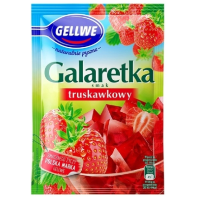 Gellwe GALARETKA TRUSKAWKOWA 72g