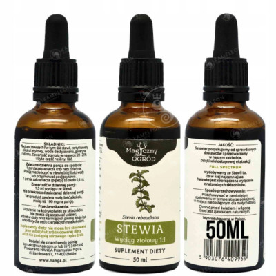 STEWIA NALEWKA 50ml NANAGA pomoc w BORELIOZA & NISZCZENIE KRĘTEK BORELIOZY