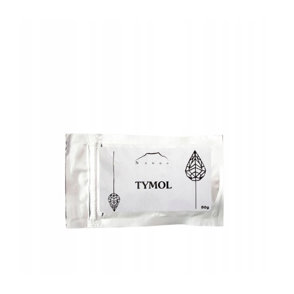 TYMOL proszek 50g wsparcie: STANY ZAPALNE TRĄDZIK AFTY ODKAŻANIE NANGA