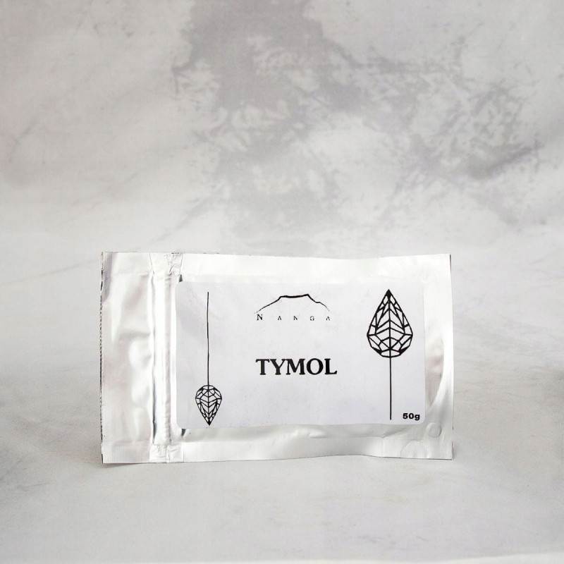 TYMOL proszek 50g wsparcie: STANY ZAPALNE TRĄDZIK AFTY ODKAŻANIE NANGA