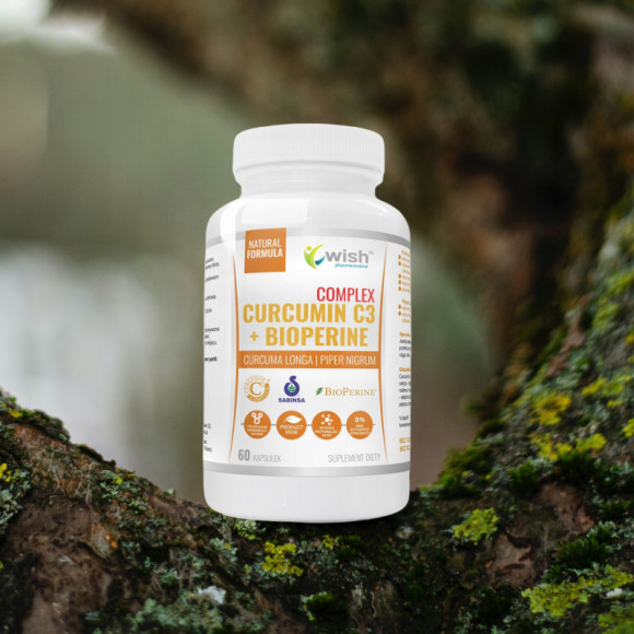 WISH CURCUMIN C3 + BIOPERINE 60kaps WISH CURCUMIN C3 + BIOPERINE 60kaps