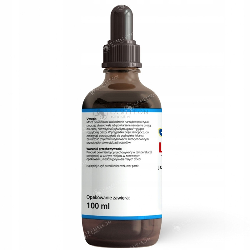 WISH PŁYN LUGOLA 10% czysty JOD JODEK POTASU 100ml
